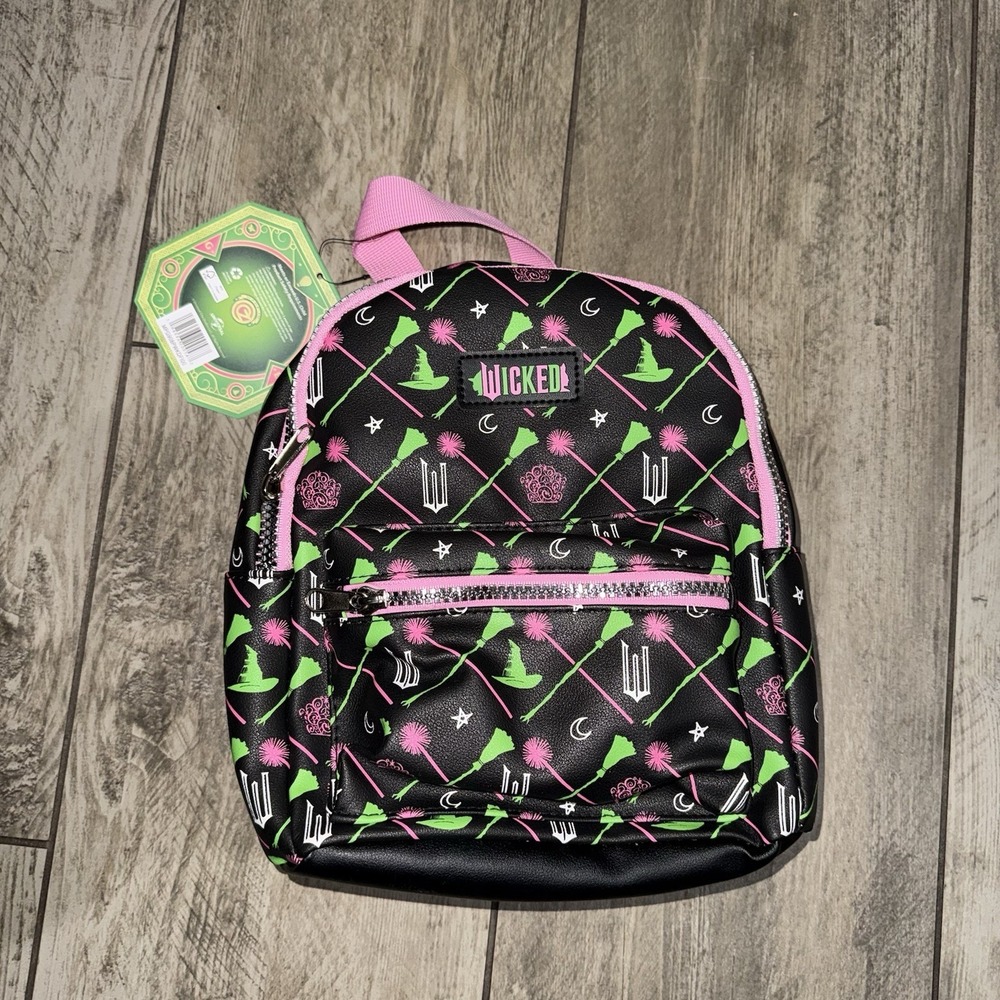 Wicked Mini 11" Backpack With Adjustable Straps And Front Zipper Pocket Box B